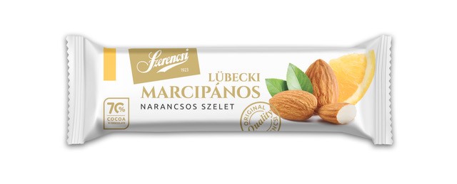 Szerencsi narancsos marcipán szelet étcsokoládéval 27g
